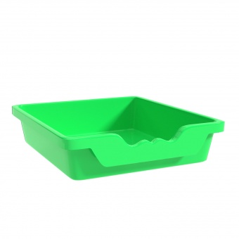 Aufbewahrungsbox Ergo Tray,  7 cm hoch, limonengrün, 